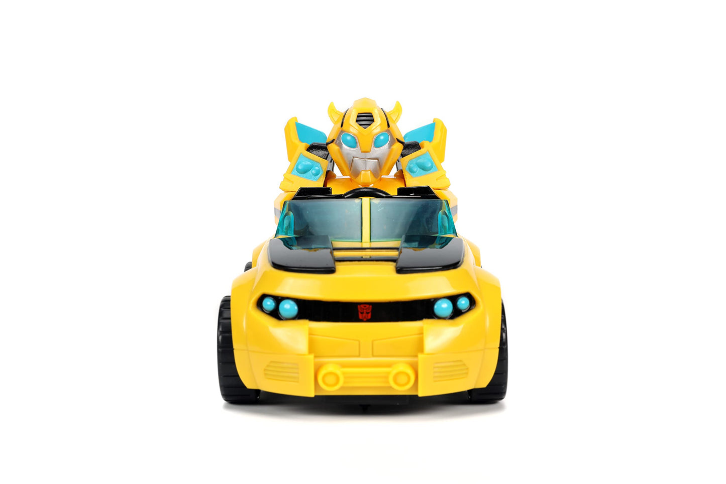 Jada Toys Transformers Rescue Bots Academy Bumblebee RC Car - Plastic, Radio Control, Model 30853, Perfect for Kids and Adults