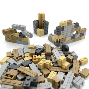 Dspitwod 120 Pieces Masonry Profile Bricks Wall Blocks Parts And Pieces Compatible For Major Brand Brick Bulk Building Toy For Kids Age 4-12 Years Old