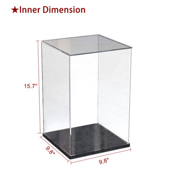 Thickened Clear Acrylic Display Case Assemble Countertop Box Storage Stand Protection Showcase For Figures Collectibles For Lego