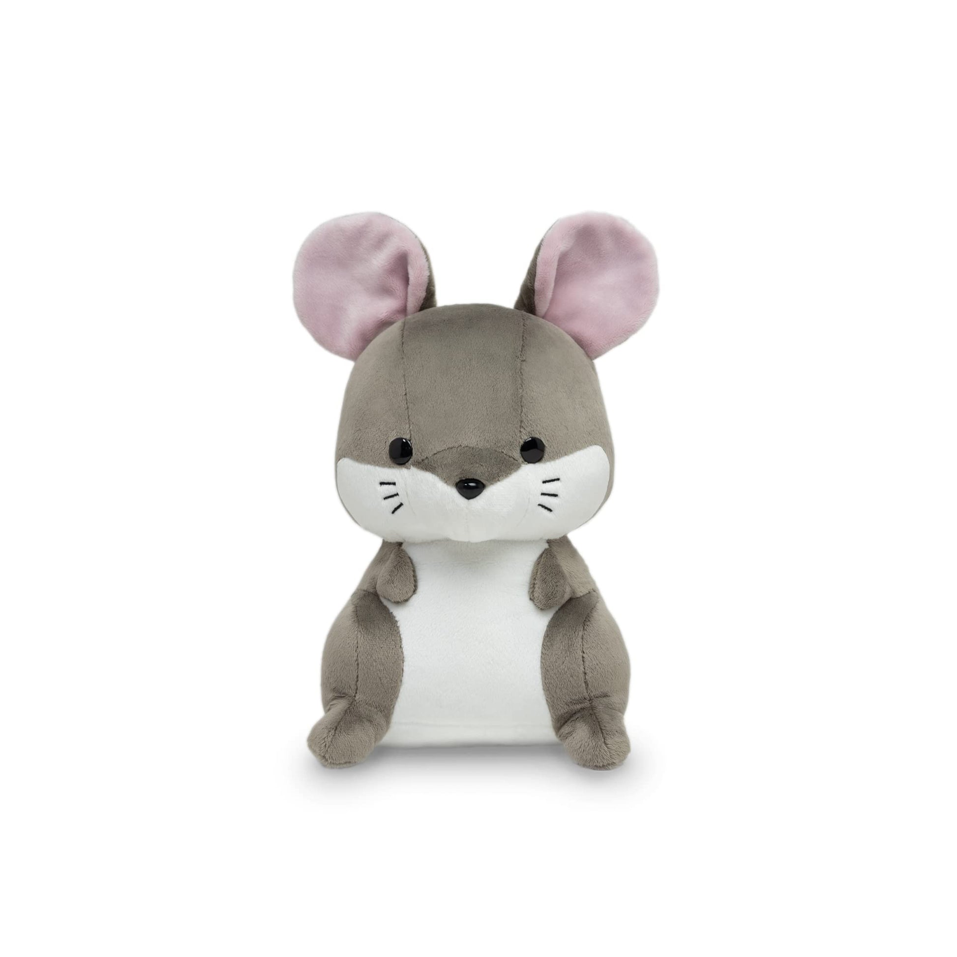 Bellzi Mouse Stuffed Animal - Soft Cute Stuffed Mouse Gray Plush Toy - Plushies And Gifts For All Ages, Kids, Babies, Toddlers -