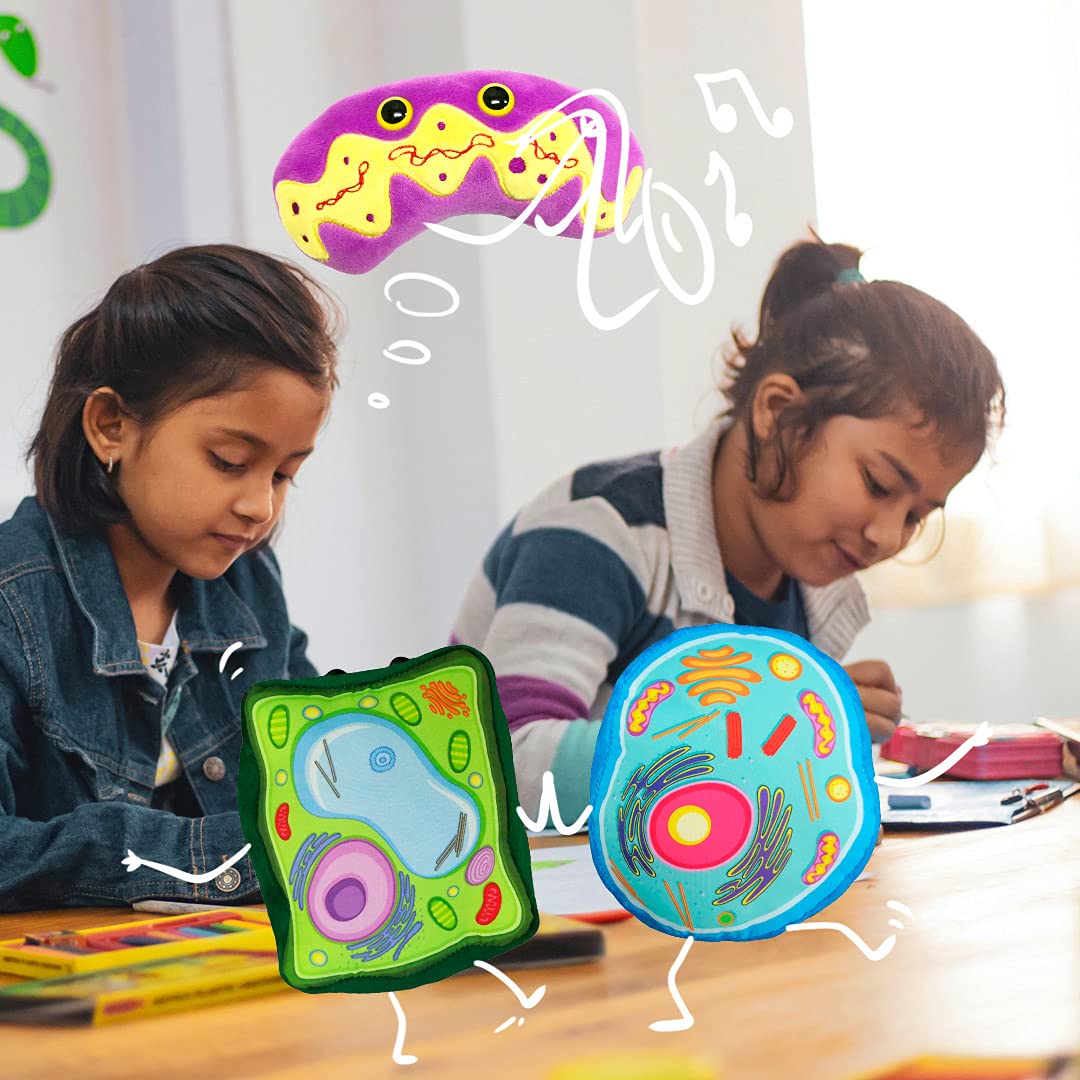 Giantmicrobes Animal Cell Plush - Learn About Cell Biology And Life Science With This Educational Plush, Memorable Gift For Students, Educators, Scientists, And Anyone With A Healthy Sense Of Humor