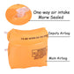 4 Pcs Arm Floaties Inflatable Swim Arm Bands Floater Sleeves Swimming Rings For Kids Toddlers And Adults(Orange)