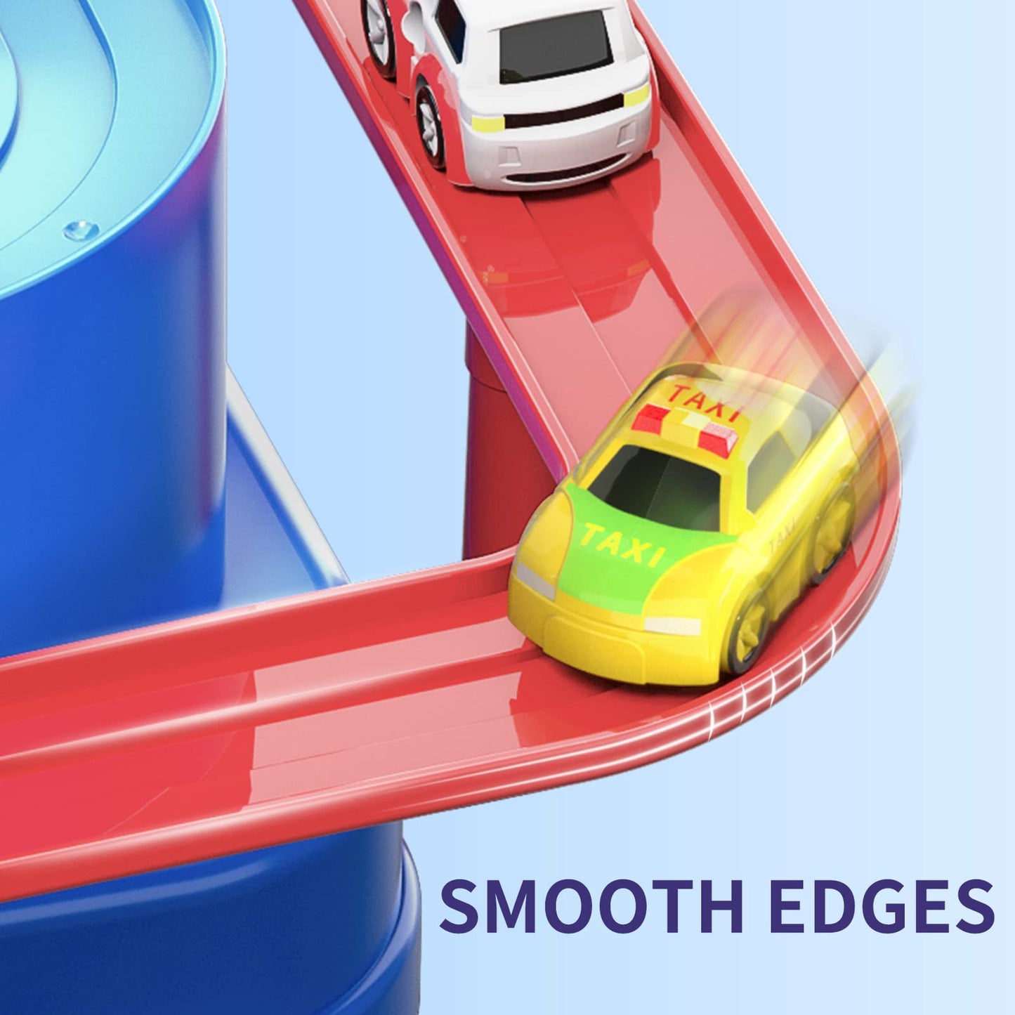 Lucky Doug Toddler Toys For 3 4 5 6 Year Old Boys, Race Car Tracks Toys For Boys, Car Rescue Adventure Preschool Educational Toys