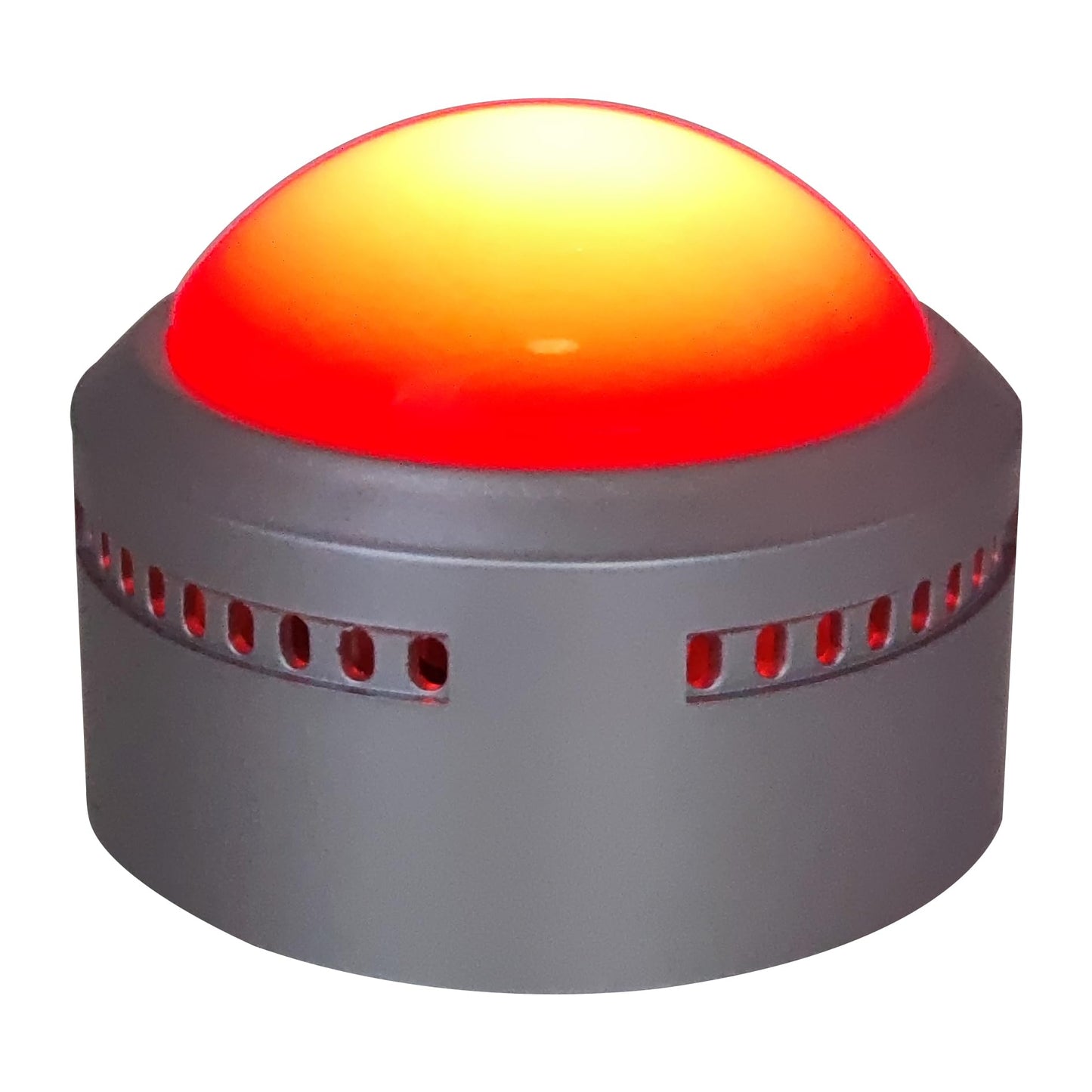 Led With Flashing Light Recorder Button 30 Second,Record Sound Button For Gift Education Includes 2*Aaa Batteries (Red+Silver)