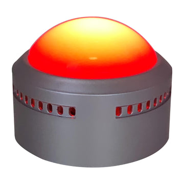 Led With Flashing Light Recorder Button 30 Second,Record Sound Button For Gift Education Includes 2*Aaa Batteries (Red+Silver)
