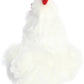 Aurora® Mini Flopsie™ Chicken Stuffed Animal, 5.5" White, Soft Polyester, Ideal for Kids and Families