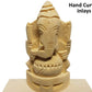 JDS Puja Articles - Vellerkku Root Vinayagar Original - Swetharka Ganesh - Thelle Gilledu Ganapathi - White Ganesha - with Stand