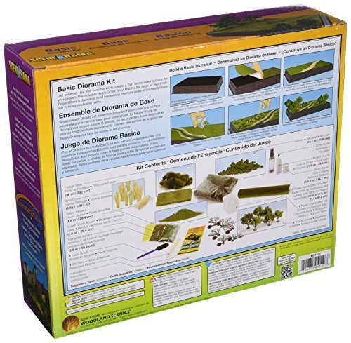 Woodland Scenics Diorama Kit, Basic - Multicolor, Plastic & Fiber, SP4110, By The Yard