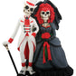 Skeleton Dod Gothic Wedding Couple Figurine Decoration Collectible