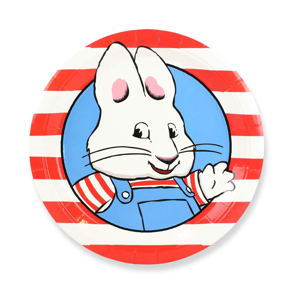 Max and Ruby Party Supplies Set - 66 Piece Standard Birthday Party Decoration Pack, Perfect for 8 Guests, by Prime Party