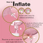 Suwen Pink 40 Inch 1-Piece Number Balloon 0-9, Mylar Birthday Party Decorations For Women, Jumbo Foil Anniversary Party Supplies