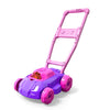 Bennol Pink And Purple Bubble Lawn Mower For Toddlers, Kids Automatic Bubble Blower Maker Machine, Outdoor Gardening Push Toys, Birthday Gifts For Preschool Baby Girls Boys