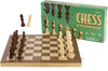 Regal Games Wooden Chess Sets For Adults With Folding Chess Board (15 X 15) & Wood Chess Pieces | Travel & Portable Table Games For Fun Family Game Night