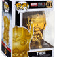 Funko Pop Marvel: Studios 10 - Thor (Gold Chrome) Collectible Figure, Multicolor, Standard