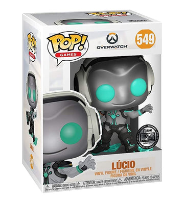 Funko Pop! Overwatch Ribbit Lucio Vinyl Figure - 2019 Blizzcon Exclusive, Multicolor, Model 889698413121