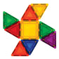 Magformers Tileblox Basic Rainbow 20 Pieces, Rainbow Colors, Magentic Geometric Shapes Building Stem Toy Set Ages 3+