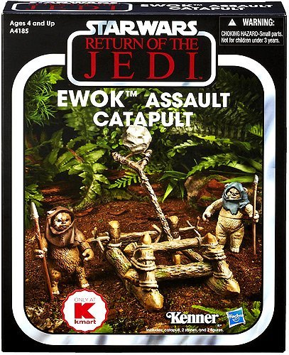 Star Wars Ewok Assault Catapult Kmart limited availability The Vintage Collection 2013