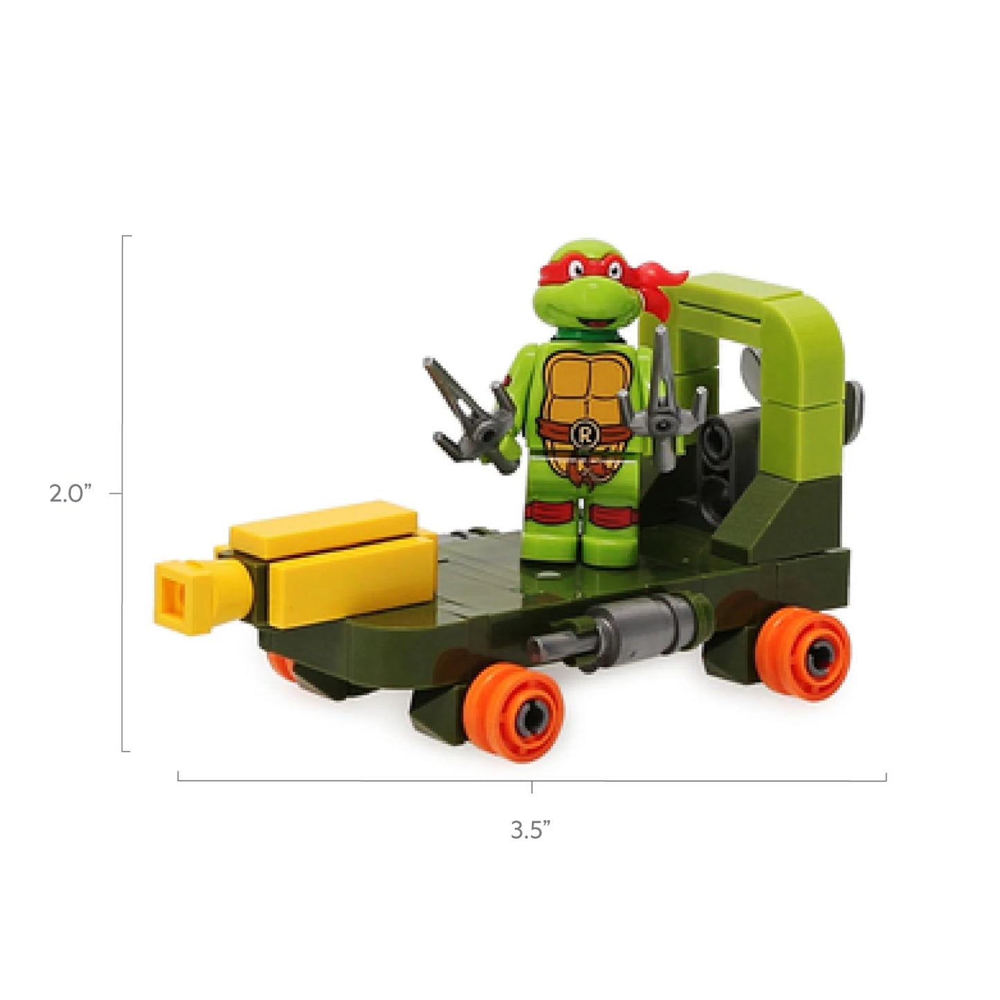 Snap & Switch Teenage Mutant Ninja Turtles Cheapskate Playset - Buildable Toy Set for Ages 6+, Plastic Material, Fun-Filled Adventures