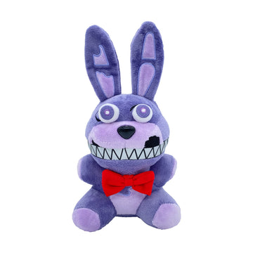 Nightmare Bonnie Plush Toy, Fnaf Plushies Toy, Fnaf All Character Stuffed Animal Doll Children'S Gift Collection,8   (Purple Bon