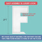 2Ft Letter F Mosaic Balloon Frame Letter Diy Fillable Letters Kit For Birthday Party Wedding Backdrop Decor