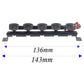 Vgoohobby RC LED Light Bar Roof LED Lamp Body Shell Roof Light Compatible with Traxxas TRX-4 SCX10 90046 D90 SCX10 II CC01 Redca