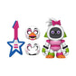 Funko FNAF Montgomery Gator & Glamrock Chica 2-Pack Vinyl Figures - Collectable Multicolor Official Merchandise, Model 70818