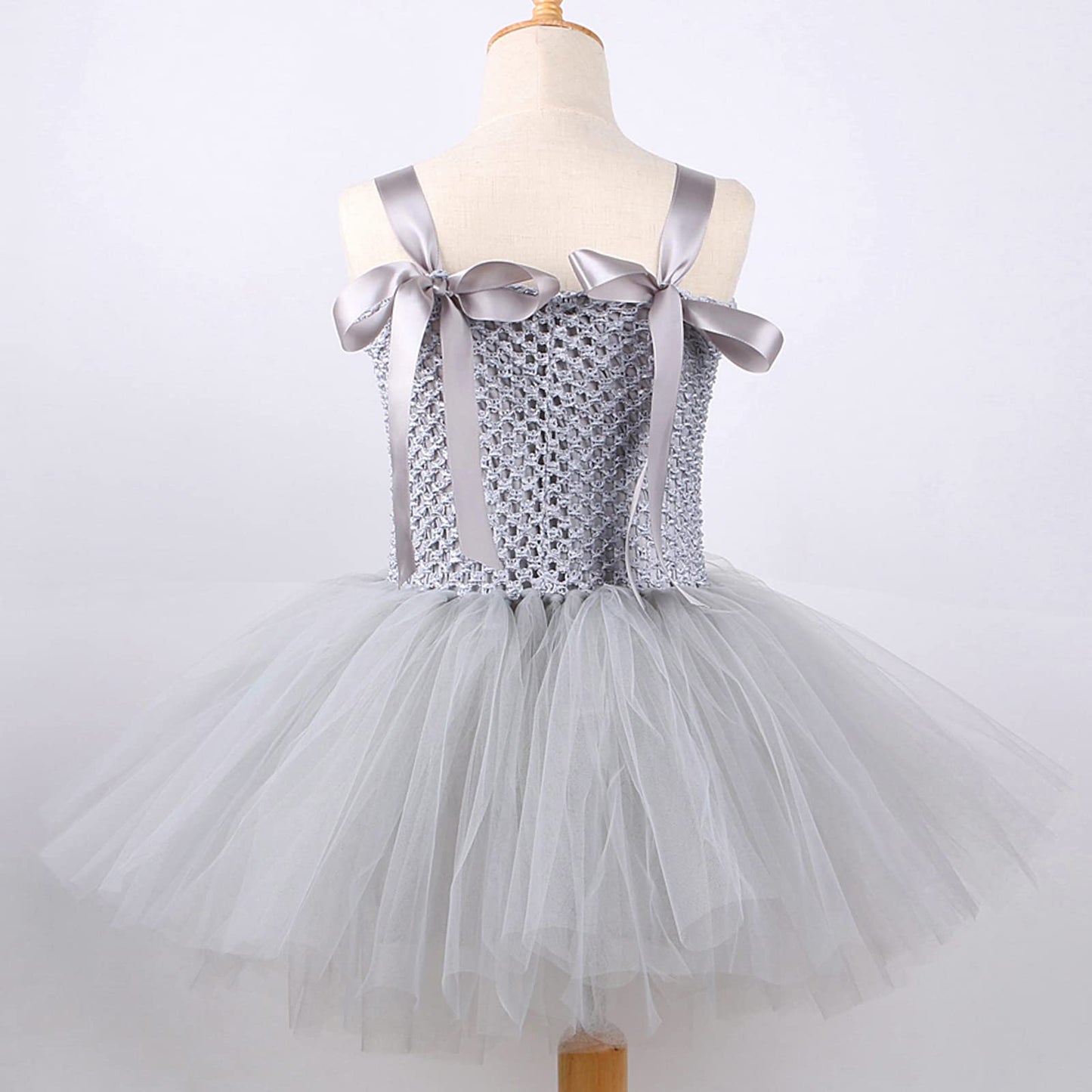 Rabiss Easter Kids Girls Bunny Costume Tutu Dress Up Clothes Set Rabbit Birthday Party Costume Animal Grey