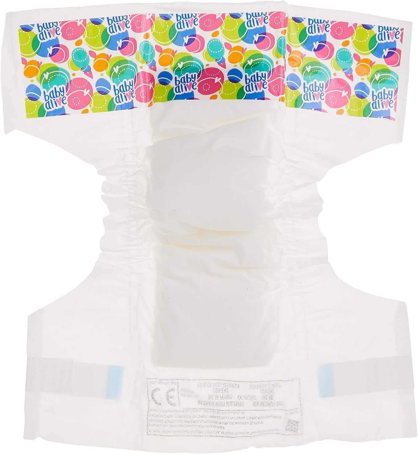 Baby Alive Doll Diaper Refill - 4-Pack Multicolor Accessories for Baby Dolls, Model E9119, Ideal for Ages 3+