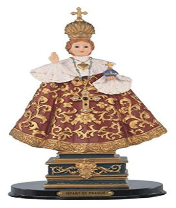 Stealstreet Ss-G-312.37 Infant Of Prague Holy Child Religious Figurine Statue Decor, 12''