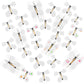 Lomimos 20Pcs Flying Butterfly, White Magic Wind Up Butterfly Toy Diy Butterfly Wings For Children Surprise Wedding Birthday Par