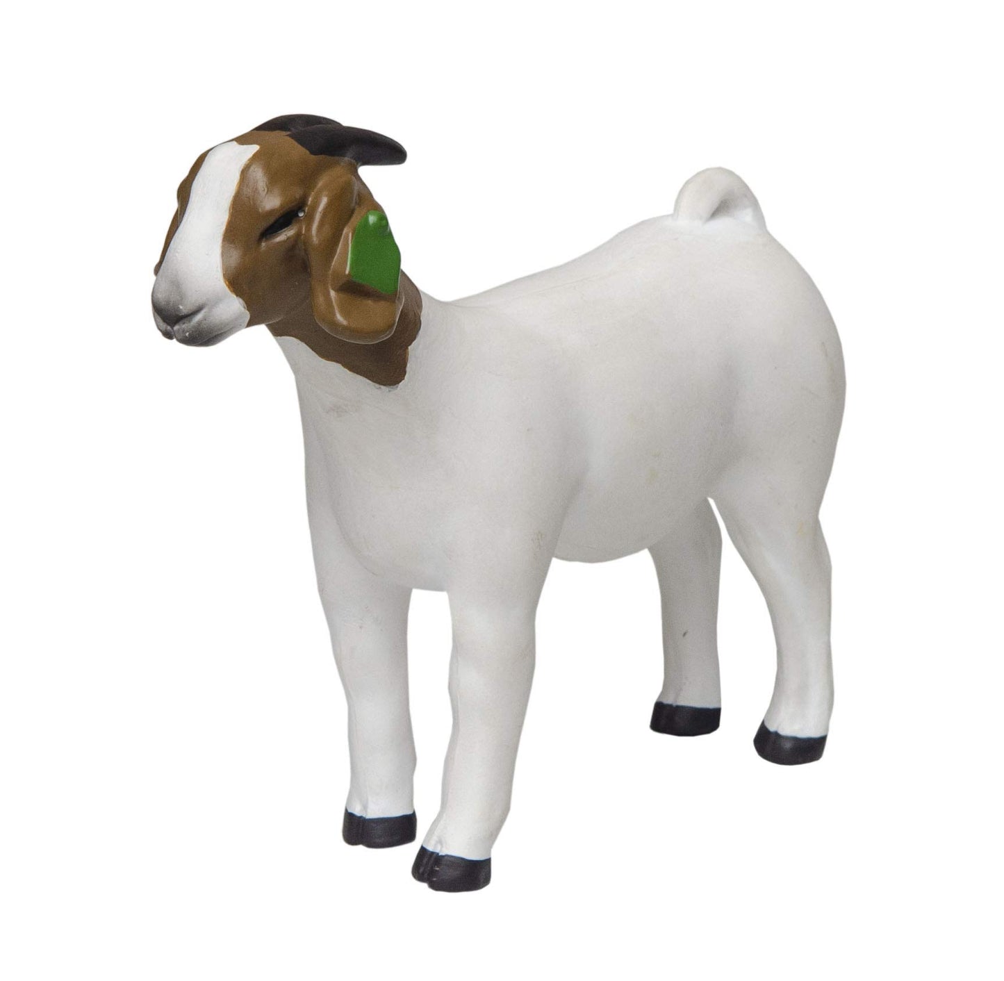 Little Buster Toys Grand Doe Show Goat, White with Brown Head, One Size, Plastic, Model 200895