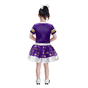 Modern Hero Minnesota Vikings Girl'S Nfl Mvp Tailgate Tutu Dress Costume, Size Large