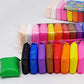 Aretor Bouncing And Soft Clay Pack Of 12 Multicolor For Kids With 3 Tools