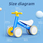XJD Baby Balance Bikes Bicycle Baby Toys for 1 Year Old Boy Girl 10 Month -36 Months Toddler Bike Infant No Pedal 4 Wheels First