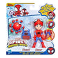 Marvel Spidey & His Amazing Friends Action Figures Superheroes + Villains (Choose Figure) (Spidey & Trace-E 2 Pack (4 inch))