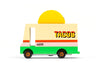 Candylab Toys CANDYCAR Wooden Food Truck Collection - Taco Van  enhanced Handcrafted Beech Wood Toy Car