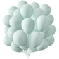 Kalor 12 Inch Pastel Green Balloons, 50 Pcs Latex Helium Macaron Balloons For Kid'S Birthday Party, Baby Shower, Wedding, Graduate Party Decorations