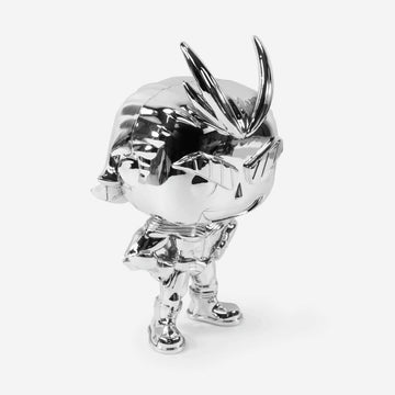 Funko Pop! 2019 Nycc Exclusive All Might (Silver-Chrome) My Hero Academia