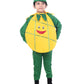 The Dance Bible Pineapple Fancy Dress With Jumpsuit For Kids 5-7 Years | Boys & Girls Fruit Cutout Costume For School Function C