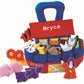 Pockets of Learning Noah's Ark Playset for Toddlers - Personalized Fabric Toy, Multiple Colors, Model 2647E