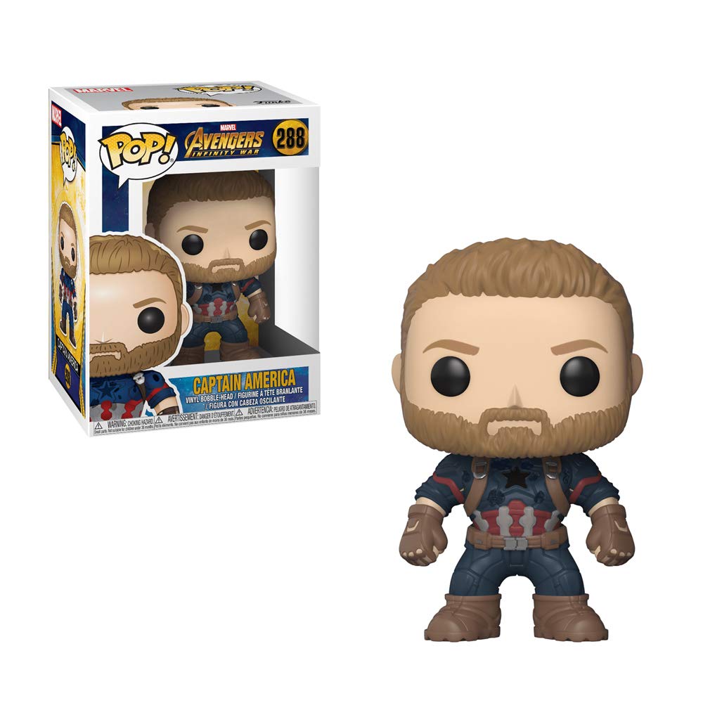 Funko Marvel: Marvel Avengers Infinity War - Captain America - Collectible Vinyl Figure - Gift Idea - Official Merchandise - For Kids & Adults - Movies Fans - Model Figure For Collectors And Display