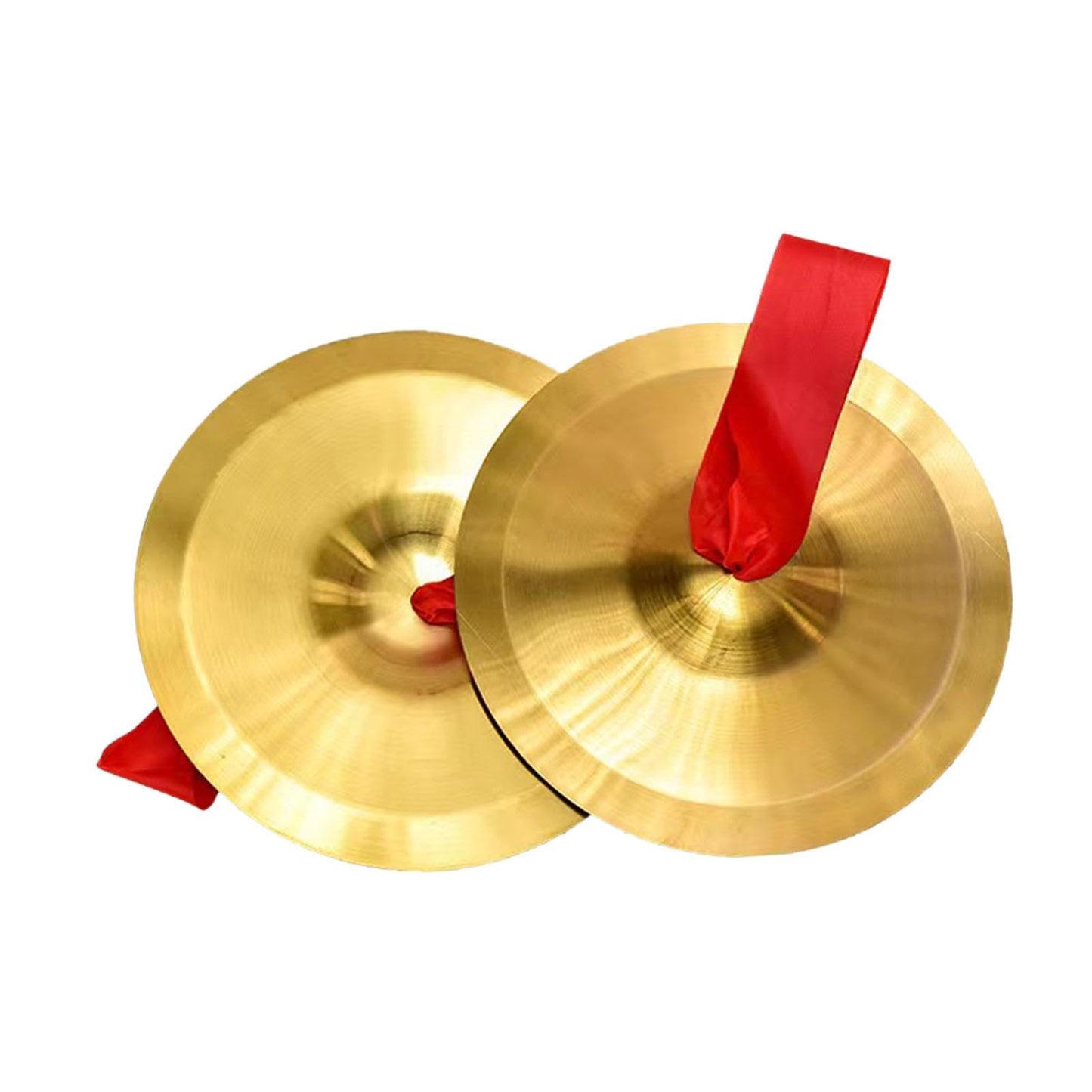 Fabloft 2 Pieces Mini Hand Cymbals Bright Sound Teaching Aids For Dance Stage School 24Cm