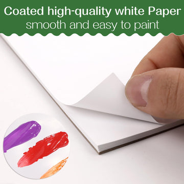 Aroic 36 Sheets Finger Paint Paper 11 X 14 Inches, Paint Pad For Kids, Fingerpaint Paper For Toddlers And Kids, Kids Art Supplies, Art Paper Construction Paper For Finger Painting, Drawing