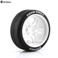 Chanmoo 1/10 RC Drift Tires and Plastic Wheels Rims Rally Racing Tyres 12mm Hex for 1:10 Scale On Road Touring Street Car Tamiya