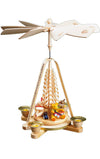 Alexander Taron Importer 16614 Richard Glaesser Pyramid-Teddy Bears Playing-10 H W X 9.25'' D, 10'' X 9.25'' X 9.25'', Brown