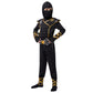 Spooktacular Creations Halloween Ninja Costume, Balck Golden Ninja Costume Kids, Ninja Accessories Costume Set, Ninja Dressing U