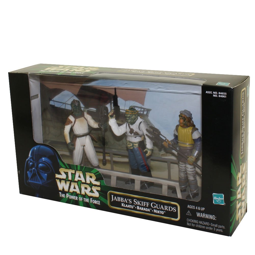 Star Wars Power Of The Force Movie Scene: Jabba'S Skiff Guards-Nikto, Barada, And Klaatu
