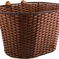 Sunlite Deluxe Rattan Basket W/Velcro Straps, Brown