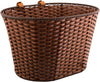Sunlite Deluxe Rattan Basket W/Velcro Straps, Brown