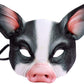 Hosfairy 1Pcs Half Face Animal Mask Pig Mask Horror Pig Mask for Halloween Costume Party Cosplay Props (Black Pig Mask)